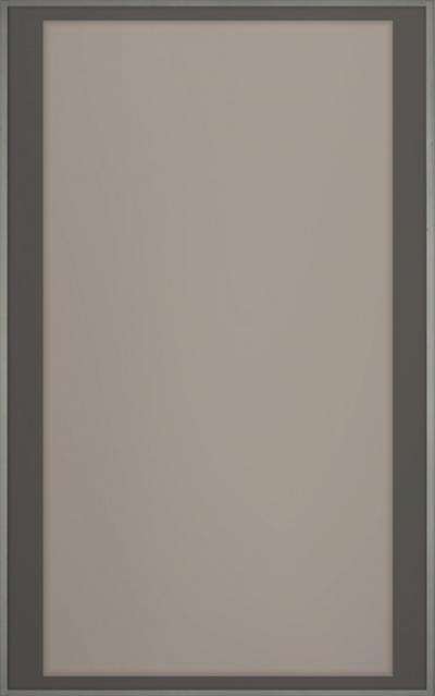 Ante Telaio alluminio - Grigio selce con vetro bronzo satinato