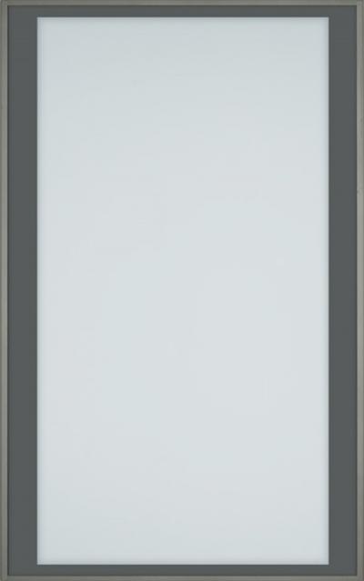 Ante Telaio alluminio - Grigio selce con vetro satinato