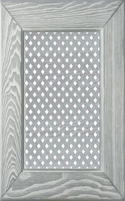 Ante Legno massello di frassino / Grata - Creta