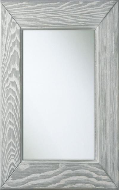 Ante Legno massello di frassino / Vetro anticato - Creta