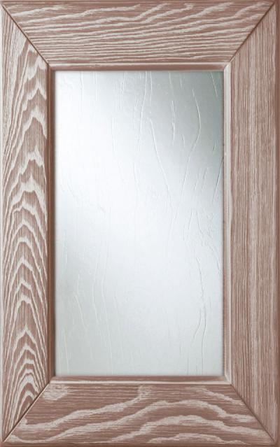 Ante Legno massello di frassino / Vetro gotik - Gessato