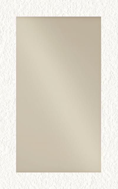 Doors Mortar finish / Bronze glass - White