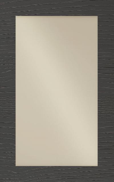 Doors Veneered wood / Bronze glass - Carbon oak