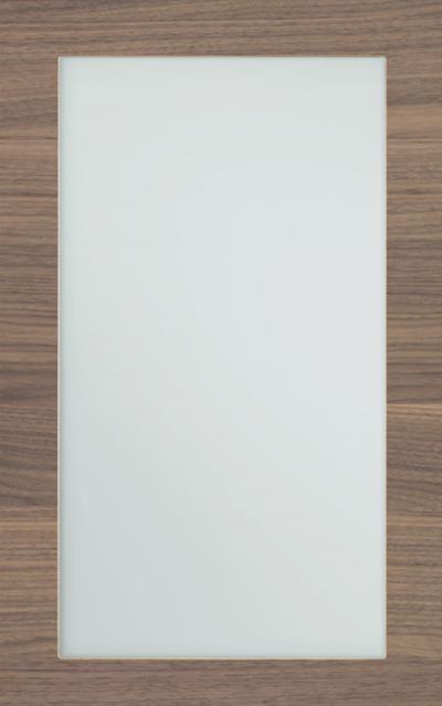 Doors Veneered wood / Satin glass - Canaletto walnut