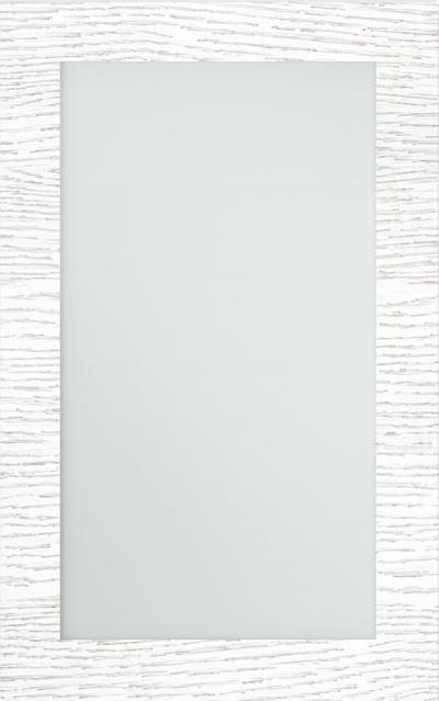 Doors Veneered wood / Satin glass - White oak