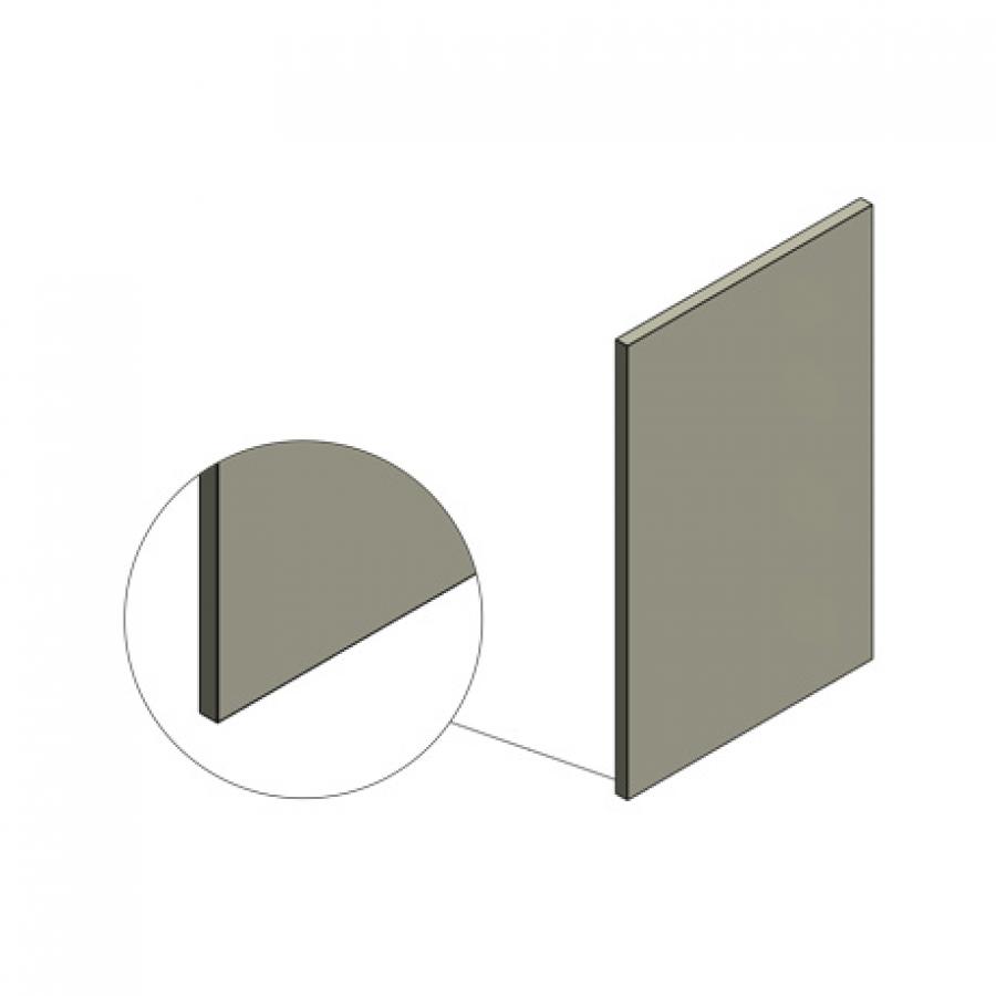 C type profile, without grip door - Cucine LUBE
