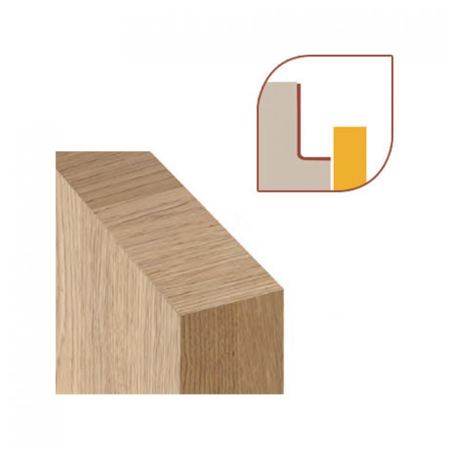 L-shaped finger rail for Neck door - Cucine LUBE